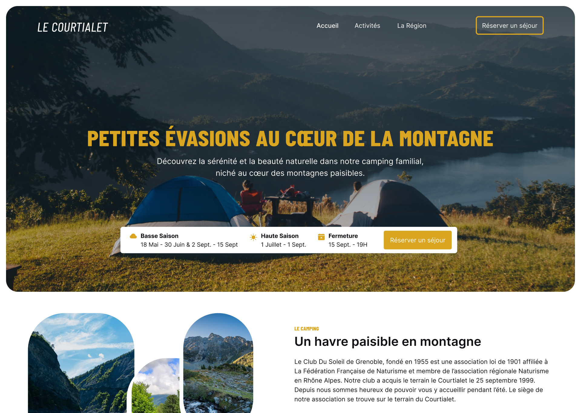 Le Courtialet — Camping familial
